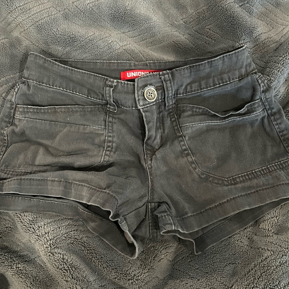 grey union bay shorts